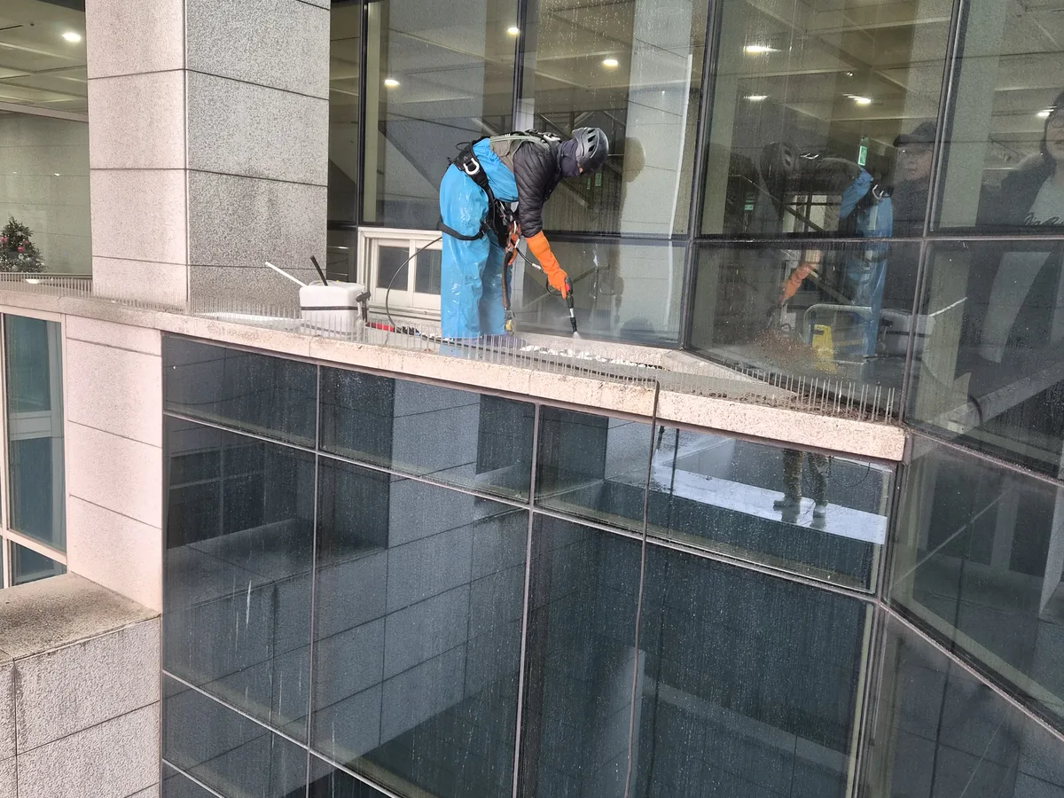 구례군 간전면 건물 복도·대기 동선 야간 위생청소 사례 - 행진크린