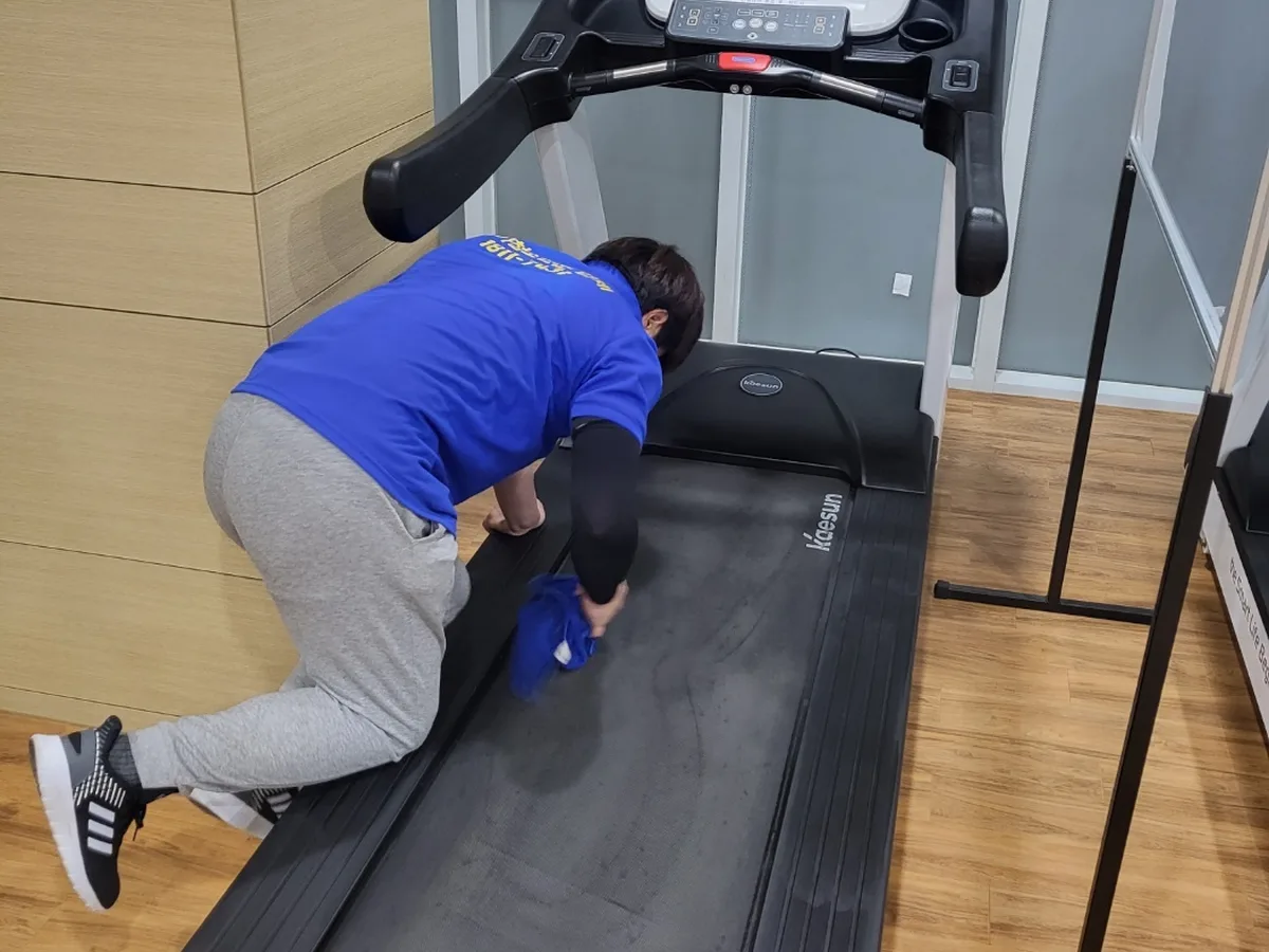 함평군 신광면 피트니스 라커 검사실 위생청소 사례 - 행진크린