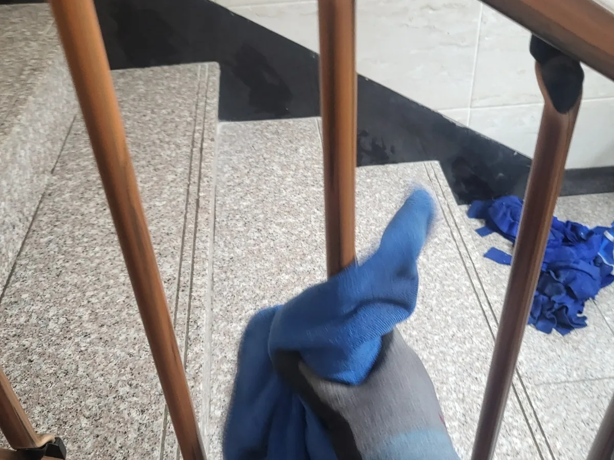 장성군 삼서면 빌라 난간·손잡이 위생청소 사례 - 행진크린
